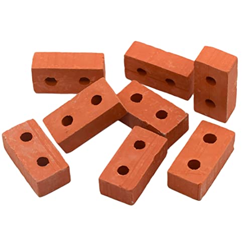 INTCHE 50 Packungen im MaßStab 1:12 Mini Bricks Beton Miniatur Bricks Tiny Landschaft Gestaltung Puppenhaus ZubehöR von INTCHE