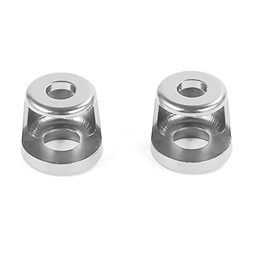 INTCHE CNC Metall 6Mm/8Mm Obere SchutzhüLle für 1/5 ROVAN KM Baja 5B 5T 5B 5SC Truck RC CAR Spielzeugteile,Silber von INTCHE