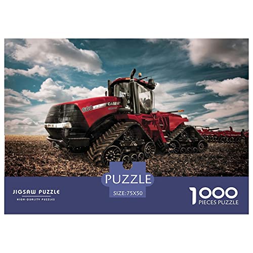Tractor Puzzle 1000 Teile Erwachsenenpuzzle Puzzle Holzpuzzle Geschicklichkeitsspiel Für Die Ganze Familie Intellektuelles 1000pcs (75x50cm) von INTCHE