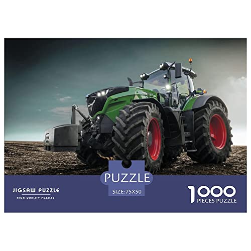 Tractors Puzzle 1000 Teile Erwachsene Puzzle DIY Jigsaw Puzzle Holzpuzzle Für Die Ganze Familie Intellektuelles Herausforderungsspiel 1000pcs (75x50cm) von INTCHE