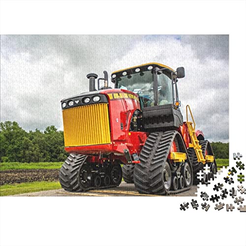 Tractors Puzzle 1000 Teile ErwachsenePuzzle Impossible Puzzle DIY Puzzle Geschicklichkeitsspiel Für Die Ganze Familie 1000pcs (75x50cm) von INTCHE