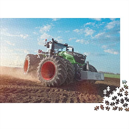 Tractors Puzzle 1000 Teile ErwachsenePuzzle Impossible Puzzle DIY Puzzle Geschicklichkeitsspiel Für Die Ganze Familie 1000pcs (75x50cm) von INTCHE