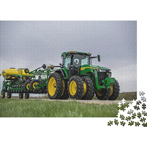 Tractors Puzzle 1000 Teile Erwachsenenpuzzle Puzzle Holzpuzzle Geschicklichkeitsspiel Für Die Ganze Familie Intellektuelles 1000pcs (75x50cm) von INTCHE