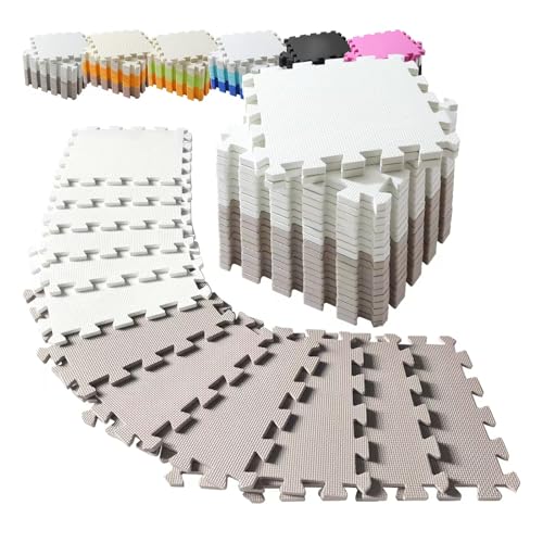 INTOMENG Puzzlematte für Baby & Kinder - Eva Schaumstoff Bodenschutzmatte, Abwaschbar, Weich und Umweltfreundlich - Spielteppich für Kinderzimmer, Outdoor, Krabbelmatte, 30x30 cm INTOMENG Puzzlematte für Baby & Kinder - Eva Schaumstoff Bodenschutzmatte, Abwaschbar, Weich und Umweltfreundlich - Spielteppich für Kinderzimmer, Outdoor, Krabbelmatte, 30x30 cm von INTOMENG
