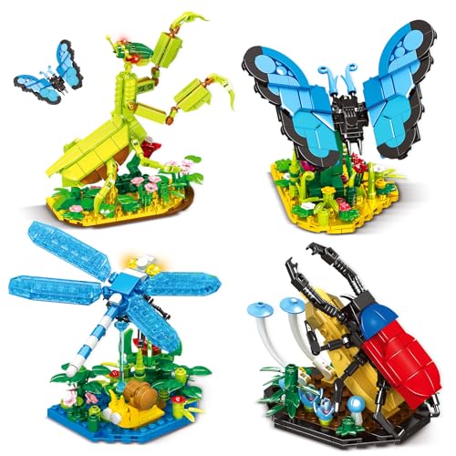 Insekten Collection Bauspielzeugsets, lustiges Geschenk für Naturliebhaber, Geschenke für Jungen und Erwachsene ab 6 7 8 9 10 11 12 Jahren Insekten Collection Bauspielzeugsets, lustiges Geschenk für Naturliebhaber, Geschenke für Jungen und Erwachsene ab 6 7 8 9 10 11 12 Jahren von INVITOP