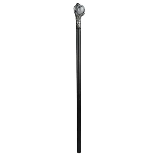 IOEUIWP Cobras Staff Snake Walking Stick Cane Pimp CaneStaff Scepter Rollenspiel Kostüm Requisiten Cosplay-Kostüm-Zubehö(Silver Claws) von IOEUIWP