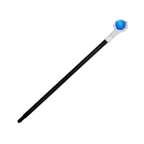 IOEUIWP Halloween Kostüm Spazierstock for Festivals Bühnenshow Geburtstag Cosplay-Kostüm-Zubehö(Blue Ball) von IOEUIWP
