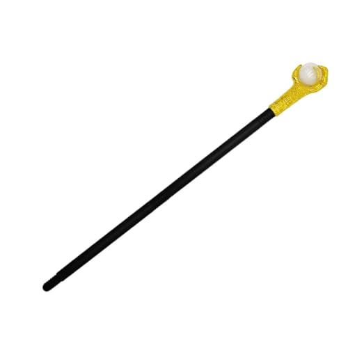IOEUIWP Halloween Kostüm Spazierstock for Festivals Bühnenshow Geburtstag Cosplay-Kostüm-Zubehö(Transparent Ball) von IOEUIWP