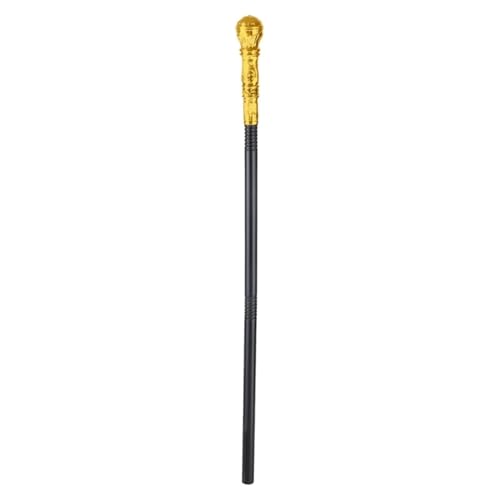 IOEUIWP Mystisches Pharao-Accessoire, altägyptischer Stab for Halloween, Süßes oder Saures, Mottopartys, Verkleidungspartys Cosplay-Kostüm-Zubehö(Golden Round Head) von IOEUIWP