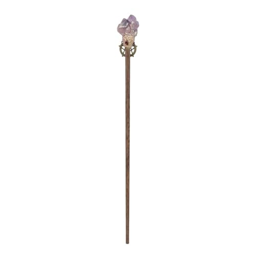 IOEUIWP Zauberer Kristallstein Holz Zauberstab Cosplay Zubehör Hexe Magische Edelsteine ​​Stock Professor Zauberstäbe Cosplay-Kostüm-Zubehö(Color3) von IOEUIWP