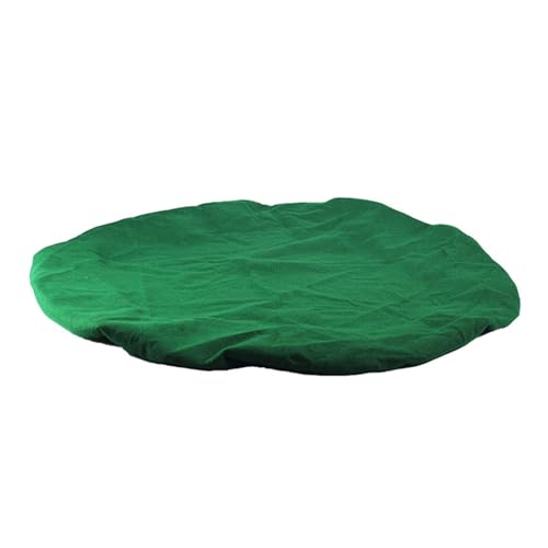 IOIUSKKU Filz Tischdecke, runde grüne Tischdecke für Tischdecke, Polyester grünes Baize Tuch für Kartentisch, für Tischdecke von IOIUSKKU