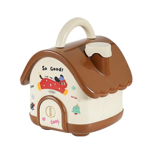 IOIUSKKU Kinder Sparschwein mit Schlüssel, Cartoon Spielzeug zum Geldsparen, ABS Sparschwein zum Sparen, Cartoon Sparschwein, niedliches Sparschwein Kinderspielzeug, Kaffee IOIUSKKU Kinder Sparschwein mit Schlüssel, Cartoon Spielzeug zum Geldsparen, ABS Sparschwein zum Sparen, Cartoon Sparschwein, niedliches Sparschwein Kinderspielzeug, Kaffee von IOIUSKKU