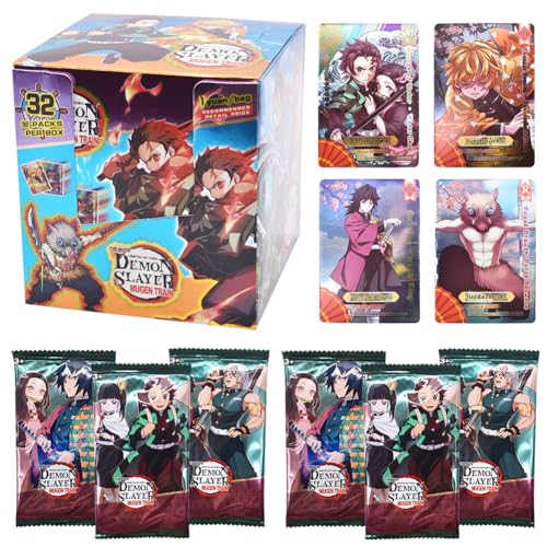 IOSCDH 192 Stück Anime Karten Anime Karten Anime Cards Packs Anime Collection Card Anime Cards Games Trading Card Pack für Kinder und Erwachsene von IOSCDH