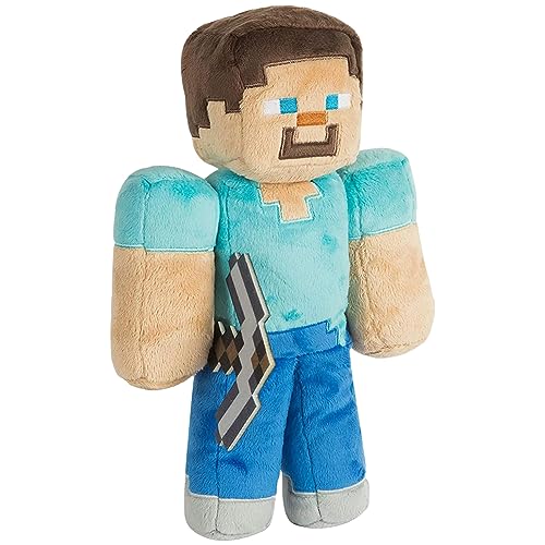 IOSCDH Miner Plüschpuppe Plüsch Dekoration Kinder Kuscheltier Cartoon Plüschpuppe Spiel Figuren Party Dekoration Geburtstagsgeschenke Dekoration (30cm) von IOSCDH