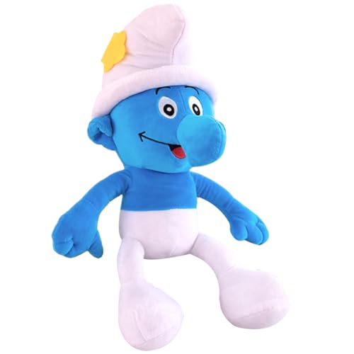 IOSCDH Smurfs Plüschtier, Anime Cartoon Schlümpfe Plüschtier Smurf Plüschtier Kuscheltier Stofftier Gefüllte Plüschpuppe,Mädchen Jungen Bett Kinderzimmer Dekor Themed Geburtstag Party Supplies(B) von IOSCDH