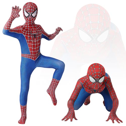 IOSCDH Spider Costume Children, 3D Anime Suit Children Boys, Children's Spider Costume Set, Halloween Christmas Carnival Party Costume Children - S/110 IOSCDH Spider Costume Children, 3D Anime Suit Children Boys, Children's Spider Costume Set, Halloween Christmas Carnival Party Costume Children - S/110 von IOSCDH