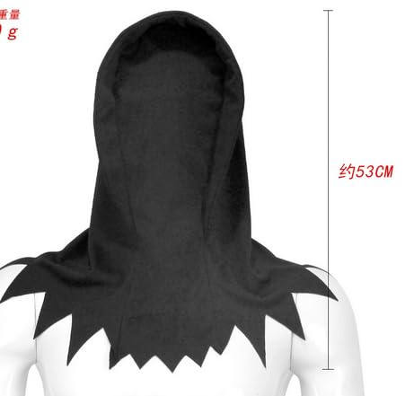 IPENNY Halloween Tod Kapuze Sensenmann Maske Kapuze Halloween Gesichtsmaske Vintage Mittelalter Unisex Erwachsene Tod Kostüm Cosplay Zubehör Einfarbige Leichte Cape IPENNY Halloween Tod Kapuze Sensenmann Maske Kapuze Halloween Gesichtsmaske Vintage Mittelalter Unisex Erwachsene Tod Kostüm Cosplay Zubehör Einfarbige Leichte Cape von IPENNY