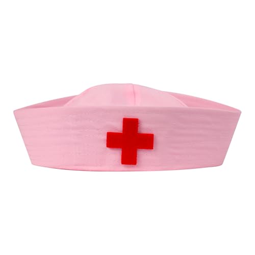 IPENNY Matrosenmütze Matrosen Kostüm Damen Marine Kostüm Zubehör für Erwachsen Matrosenhut mit Schleife Abgerundete Mütze mit Gerollter Krempe Kapitänsmütze mit Kruzifix für Kostümzubehör von IPENNY