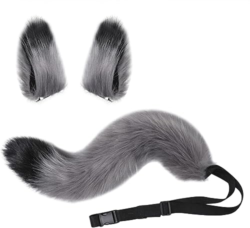Katze Cosplay Kostüm Set Kätzchen Fox Kit Tierkostüm Haarreif Schwanz und Ohren Cat Ears Stirnband Set Kunstpelz für Halloween Karneval Party Dekoration Party Kostüm Dressing Katze Cosplay Kostüm Set Kätzchen Fox Kit Tierkostüm Haarreif Schwanz und Ohren Cat Ears Stirnband Set Kunstpelz für Halloween Karneval Party Dekoration Party Kostüm Dressing von IPENNY