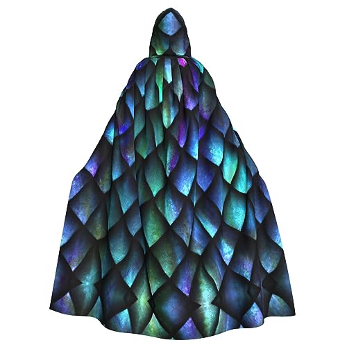 IPPONGET 3D-Umhang mit magischem Drachen-Schuppen-Muster, mit Kapuze, für Damen und Herren, für Cosplay und Mottopartys IPPONGET 3D-Umhang mit magischem Drachen-Schuppen-Muster, mit Kapuze, für Damen und Herren, für Cosplay und Mottopartys von IPPONGET
