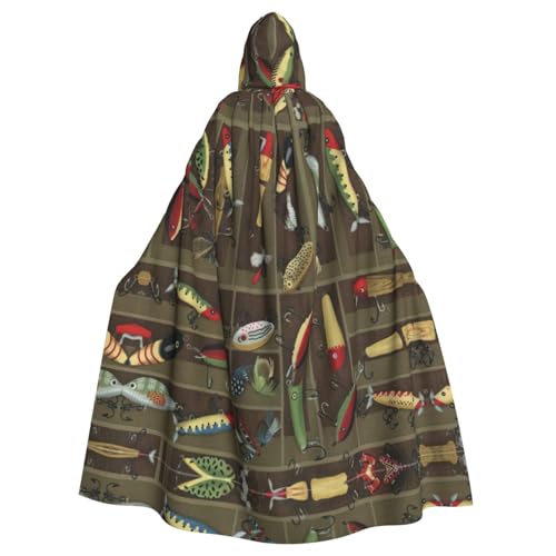 IPPONGET Angelköder-Stil, Uni, volle Länge, mit Kapuze, gruseliges Halloween-Kostüm, Zubehör, mittelalterliche Hexe, Vampir IPPONGET Angelköder-Stil, Uni, volle Länge, mit Kapuze, gruseliges Halloween-Kostüm, Zubehör, mittelalterliche Hexe, Vampir von IPPONGET