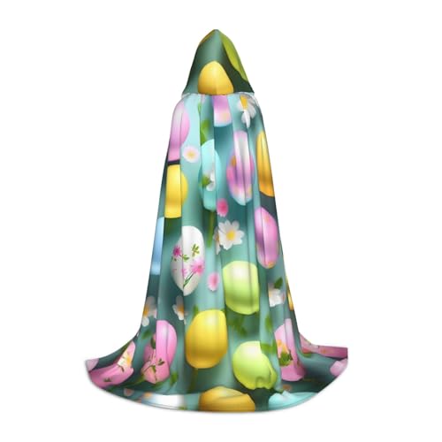 IPPONGET Frohe Ostern Urlaub Druck Kapuzenumhang Karneval Motto Party Dekorationen Vampir Rollenspiel Gothic Cosplay von IPPONGET