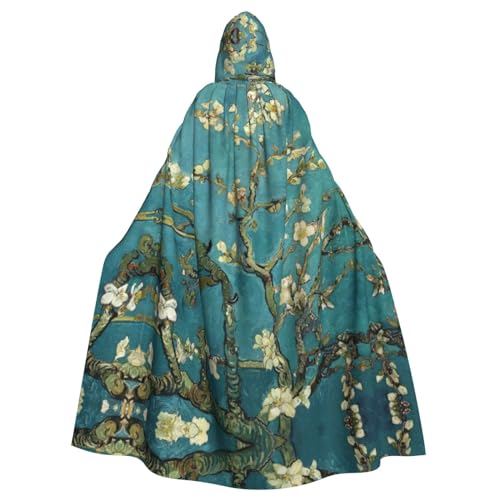 IPPONGET Gemälde, Mandelblüten, Unisex, volle Länge, mit Kapuze, gruseliges Halloween-Kostüm, Zubehör, Mittelalter-Hexe, Vampir IPPONGET Gemälde, Mandelblüten, Unisex, volle Länge, mit Kapuze, gruseliges Halloween-Kostüm, Zubehör, Mittelalter-Hexe, Vampir von IPPONGET
