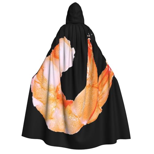 IPPONGET Glutton Shrimps Kapuzenumhang für Erwachsene, Cosplay, Maskerade, Bühnenauftritte, Events, Fiesta-Umhang IPPONGET Glutton Shrimps Kapuzenumhang für Erwachsene, Cosplay, Maskerade, Bühnenauftritte, Events, Fiesta-Umhang von IPPONGET