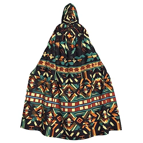 IPPONGET Indianer-Muster, Unisex, volle Länge, mit Kapuze, gruseliges Halloween-Kostüm, Zubehör, Mittelalter-Hexe, Vampir IPPONGET Indianer-Muster, Unisex, volle Länge, mit Kapuze, gruseliges Halloween-Kostüm, Zubehör, Mittelalter-Hexe, Vampir von IPPONGET