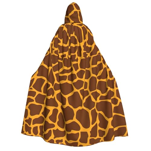 IPPONGET Kapuzenumhang für Erwachsene, Giraffen-Druck, für Cosplay, Maskerade, Bühnenauftritte, Veranstaltungen, Fiesta-Umhang IPPONGET Kapuzenumhang für Erwachsene, Giraffen-Druck, für Cosplay, Maskerade, Bühnenauftritte, Veranstaltungen, Fiesta-Umhang von IPPONGET