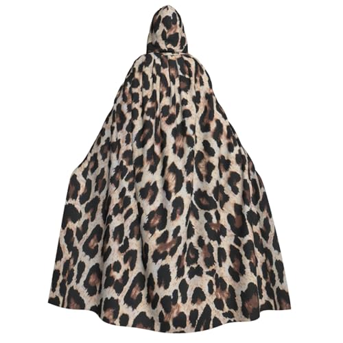 IPPONGET Kapuzenumhang für Erwachsene, Leopardenmuster, für Cosplay, Maskerade, Bühnenauftritte, Events, Fiesta-Umhang IPPONGET Kapuzenumhang für Erwachsene, Leopardenmuster, für Cosplay, Maskerade, Bühnenauftritte, Events, Fiesta-Umhang von IPPONGET