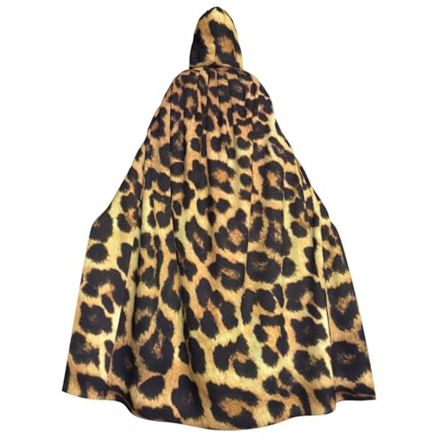 IPPONGET Kapuzenumhang für Erwachsene, Leopardenmuster, für Cosplay, Maskerade, Bühnenauftritte, Events, Fiesta-Umhang IPPONGET Kapuzenumhang für Erwachsene, Leopardenmuster, für Cosplay, Maskerade, Bühnenauftritte, Events, Fiesta-Umhang von IPPONGET