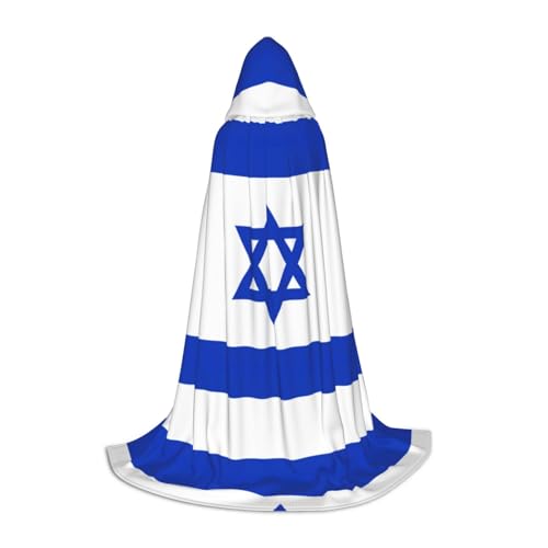IPPONGET Kapuzenumhang mit israelischer Flagge, Karneval, Mottoparty, Dekoration, Vampir, Rollenspiel, Gothic, Cosplay IPPONGET Kapuzenumhang mit israelischer Flagge, Karneval, Mottoparty, Dekoration, Vampir, Rollenspiel, Gothic, Cosplay von IPPONGET