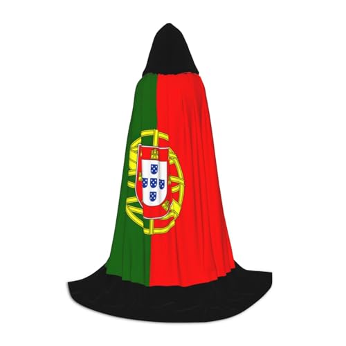 IPPONGET Kapuzenumhang mit portugiesischer Flagge, Karneval, Mottoparty, Dekoration, Vampir, Rollenspiel, Gothic, Cosplay IPPONGET Kapuzenumhang mit portugiesischer Flagge, Karneval, Mottoparty, Dekoration, Vampir, Rollenspiel, Gothic, Cosplay von IPPONGET