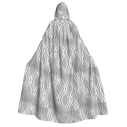IPPONGET Silberfarbener geometrischer Figuren-Umhang mit Kapuze für Erwachsene, Cosplay, Maskerade, Bühnenaufführungen, Events, Fiesta-Umhang IPPONGET Silberfarbener geometrischer Figuren-Umhang mit Kapuze für Erwachsene, Cosplay, Maskerade, Bühnenaufführungen, Events, Fiesta-Umhang von IPPONGET