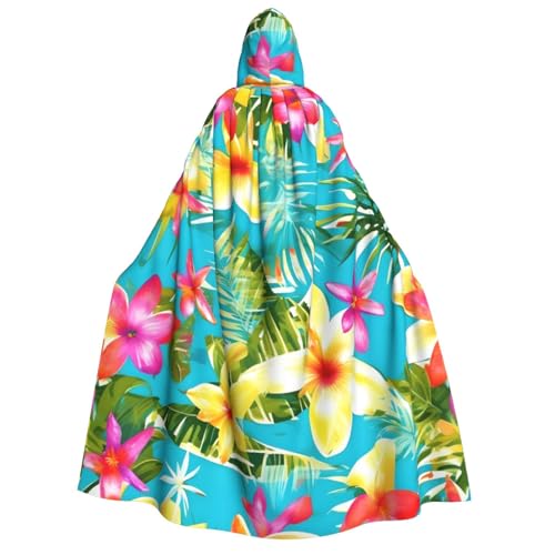 IPPONGET Sommer-Stil, hawaiianischer Druck, Kapuzenumhang für Erwachsene, Cosplay, Maskerade, Bühnenauftritte, Events, Fiesta-Umhang IPPONGET Sommer-Stil, hawaiianischer Druck, Kapuzenumhang für Erwachsene, Cosplay, Maskerade, Bühnenauftritte, Events, Fiesta-Umhang von IPPONGET