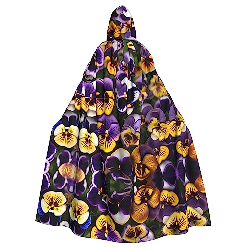 IPPONGET Stiefmütterchen Perfektion Druck Druck Unisex volle Länge Kapuze Gruseliges Halloween Kostüm Zubehör Mittelalter Hexe Vampir IPPONGET Stiefmütterchen Perfektion Druck Druck Unisex volle Länge Kapuze Gruseliges Halloween Kostüm Zubehör Mittelalter Hexe Vampir von IPPONGET