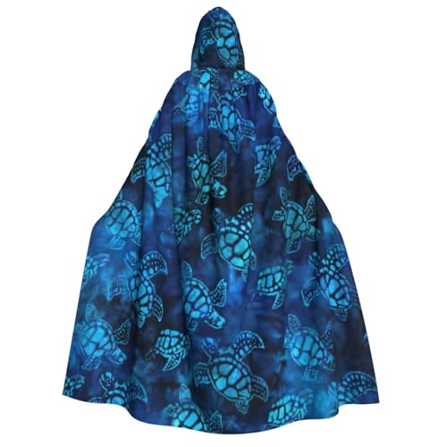 IPPONGET Umhang mit Kapuze für Erwachsene, Motiv: Meeresschildkröte, Blau, für Cosplay, Maskerade, Bühnenauftritte, Events, Fiesta-Umhang IPPONGET Umhang mit Kapuze für Erwachsene, Motiv: Meeresschildkröte, Blau, für Cosplay, Maskerade, Bühnenauftritte, Events, Fiesta-Umhang von IPPONGET