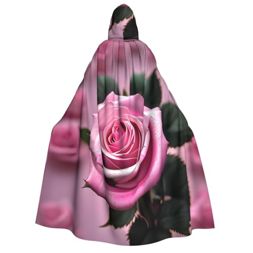 IPPONGET Umhang mit Kapuze für Erwachsene, Rosa und Rose, für Cosplay, Maskerade, Bühnenauftritte, Events, Fiesta-Umhang IPPONGET Umhang mit Kapuze für Erwachsene, Rosa und Rose, für Cosplay, Maskerade, Bühnenauftritte, Events, Fiesta-Umhang von IPPONGET