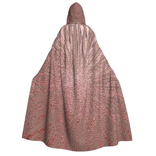 IPPONGET Umhang mit Kapuze für Erwachsene, Roségold, Rosa, für Cosplay, Maskerade, Bühnenauftritte, Events, Fiesta-Umhang IPPONGET Umhang mit Kapuze für Erwachsene, Roségold, Rosa, für Cosplay, Maskerade, Bühnenauftritte, Events, Fiesta-Umhang von IPPONGET