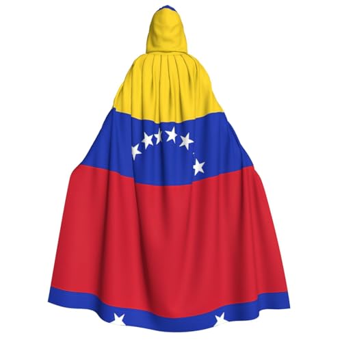 IPPONGET Unisex Kapuzenumhang mit Flagge von Venezuela, für Erwachsene, für Halloween, Cosplay, Renaissance-Messen IPPONGET Unisex Kapuzenumhang mit Flagge von Venezuela, für Erwachsene, für Halloween, Cosplay, Renaissance-Messen von IPPONGET