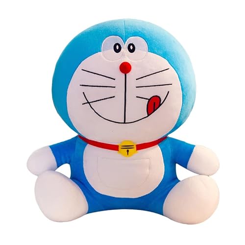 IQEPXTGO Doraemon Plüsch Kuscheltier Anime Puppe, KinderUrlaub Geschenke Freundin Festival, Weihnachten Urlaub Geschenke Plüsch Plush Toys Cartoon plüschtier Anime Puppe 35cm(B) von IQEPXTGO
