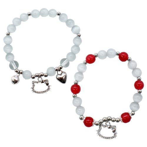 IQEPXTGO Heellokiitty Armbänder Mädchen Armbänder Charm Bead Armband Freundschaftsarmband Kreatives Geschenk 2pcs San-Rio Charm Armband Modeschmuck Katze Armbänder Geschenk für Mädchen IQEPXTGO Heellokiitty Armbänder Mädchen Armbänder Charm Bead Armband Freundschaftsarmband Kreatives Geschenk 2pcs San-Rio Charm Armband Modeschmuck Katze Armbänder Geschenk für Mädchen von IQEPXTGO