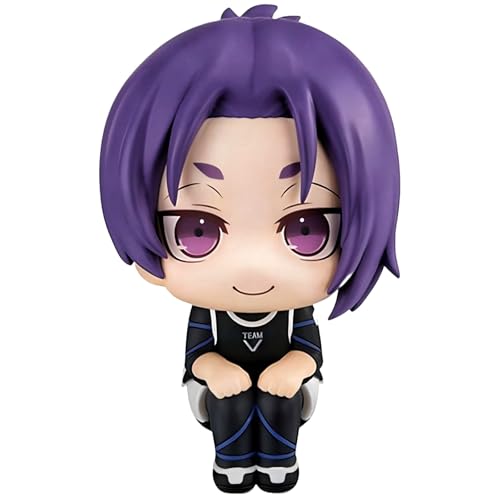 IQITOYS 11 cm großer Kopf Rin Itoshi, Itoshi Sae, Reo Mikage Figur, blaues Schloss, Anime-Figur, niedliches Modell, Statue, Desktop-Dekoration, PVC-Material, Geschenke für Fans (Reo Mikage) von IQITOYS
