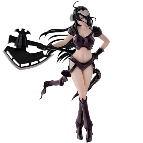 IQITOYS Albedo-Figur, Axt, Albedo, Anime-Figur, coole stehende Haltung, Modell, Statue, Desktop-Dekoration, PVC-Material, Geschenk für Fans von IQITOYS