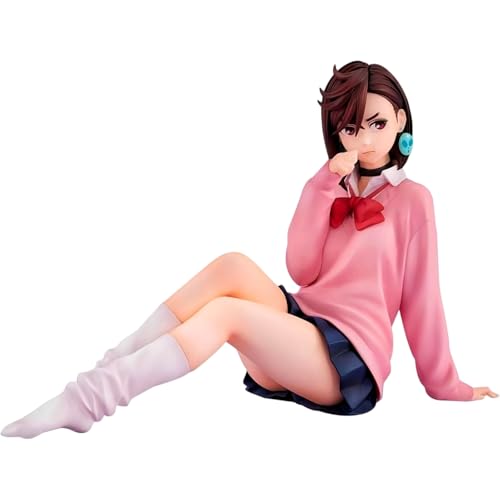 IQITOYS Ayase Momo Figur Dan Da Dan Anime Figur Niedliche Uniform Modell Statue Desktop Dekoration PVC Material Geschenk für Fans und Freund (Sitzhaltung) von IQITOYS