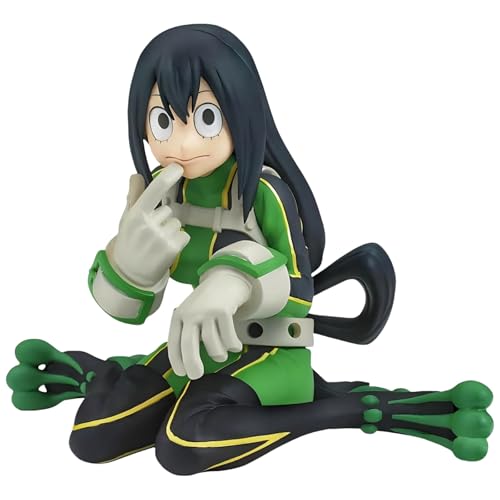 IQITOYS Bakugō Katsuki/Midoriya Izuku/Todoroki Shouto/Asui Tsuyu Figur MHA Anime Figur Cool Modell Statue Desktop Dekoration PVC Material Geschenk für Fans (Asui Tsuyu) von IQITOYS