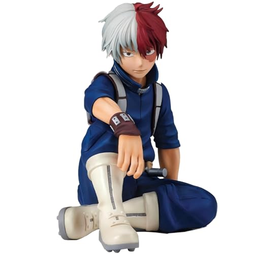 IQITOYS Bakugō Katsuki/Midoriya Izuku/Todoroki Shouto/Asui Tsuyu Figur MHA Anime Figur Cool Modell Statue Desktop Dekoration PVC Material Geschenk für Fans (Todoroki Shouto) von IQITOYS