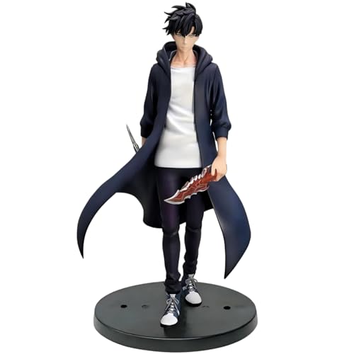 IQITOYS Four Styles Sung Jin Woo Figur Sung Jin Woo Anime Figur Cool Model Statue Desktop Dekoration PVC Material Geschenk für Fans (Stehhaltung) von IQITOYS