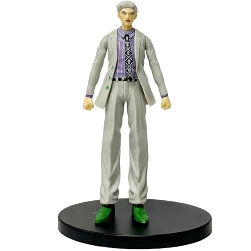 IQITOYS Kujo Jotaro/Jonathan Joestar Figur Kira Yoshikage/Killer Queen Anime Figur, cooles Modell, Statue, Desktop-Dekoration, PVC-Material, Geschenk für Fans (Kira Yoshikage) von IQITOYS